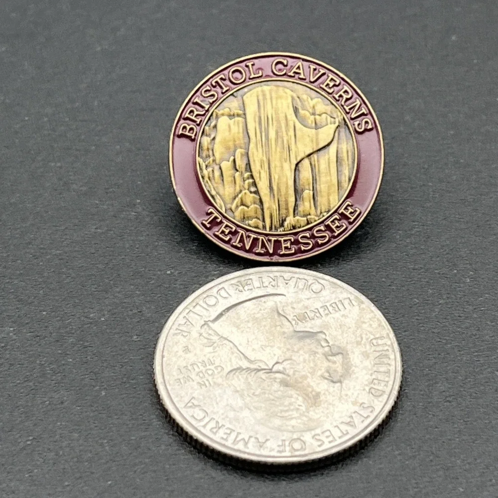 Bristol Caverns Tennessee USA Lapel‎ Hat Pin